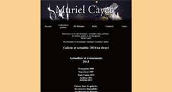Desktop Screenshot of muriel-cayet.fr