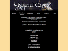 Tablet Screenshot of muriel-cayet.fr